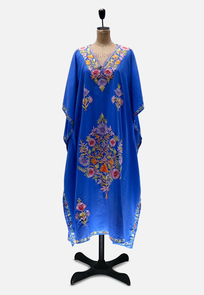 Vintage Clothing - Embroidered Komfort Kaftan 'VIP ND - Painted Bird Vintage Boutique & The Aviary - Dresses