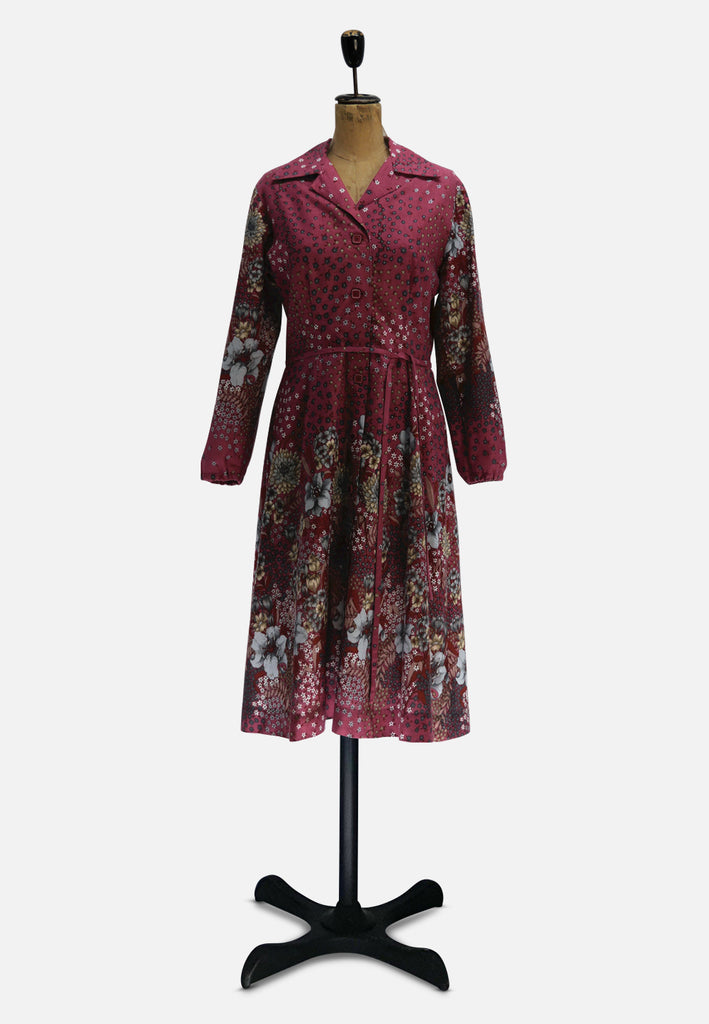 Vintage Clothing - Floral Deight Dress 'VIP' - Painted Bird Vintage Boutique & The Aviary - Dresses