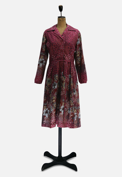 Vintage Clothing - Floral Deight Dress 'VIP' - Painted Bird Vintage Boutique & The Aviary - Dresses