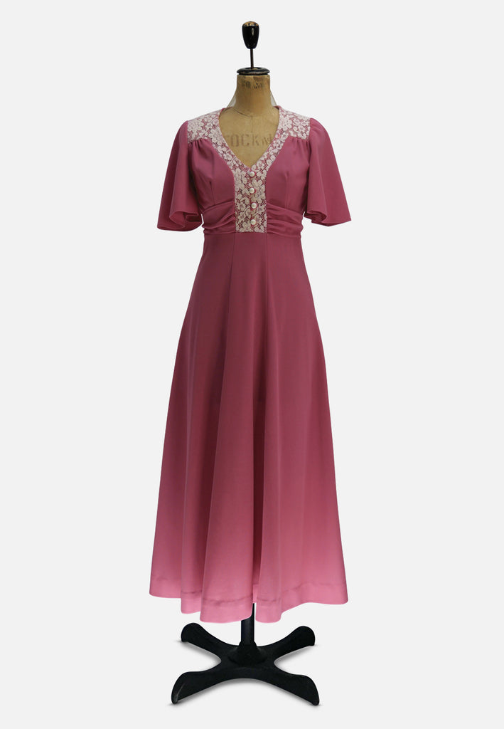 Vintage Clothing - Sweet Peasant In Lace 'VIP' - Painted Bird Vintage Boutique & The Aviary - Dresses