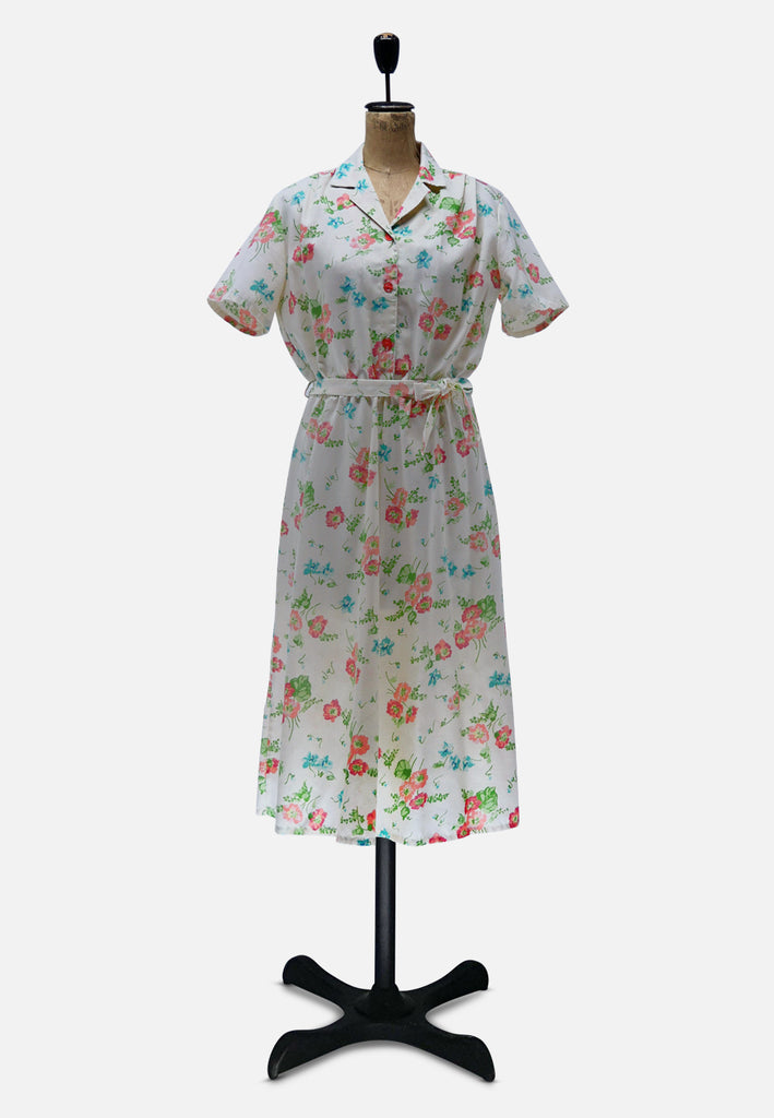 Vintage Clothing - Summer Flowers Dress 'VIP' ND - Painted Bird Vintage Boutique & The Aviary - Dresses