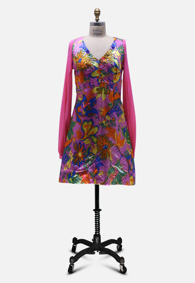 Vintage Clothing - So Shiny Luxe Dress 'VIP' No Deets - Painted Bird Vintage Boutique & The Aviary - Dresses
