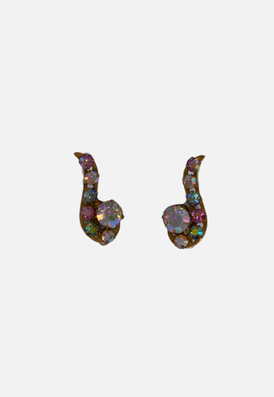 Vintage Clothing - Rainbow Curls Earrings 'VIP' - Painted Bird Vintage Boutique & The Aviary - Earrings