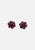 1980s Berry Bead Cluster Clip-On Earrings 'VIP'