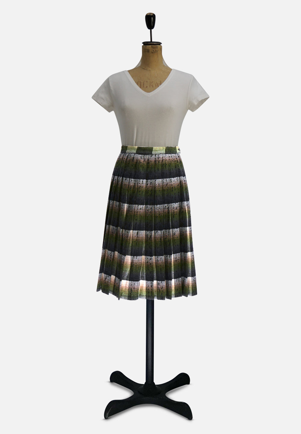 Jupe Vintage Années 80 évasée Bordeaux Avec Franges - Taille 16 Pour Femme