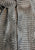 Silver 1970s Geometric Jacquard Knit Tie Neck Top 'VIP'