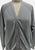Grey Vintage Openwork Knit Cardigan 'VIP'