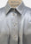 Silver Grey 1980s Satin Shirt 'VIP'