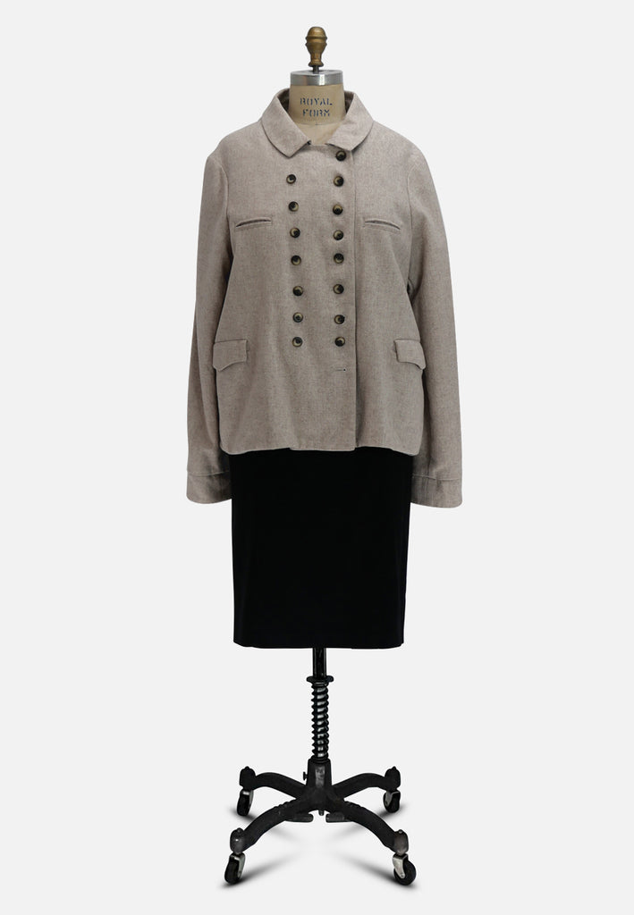 Vintage Clothing - Trelises Role Reversal Coat 'VIP' - Painted Bird Vintage Boutique & The Aviary - Coat