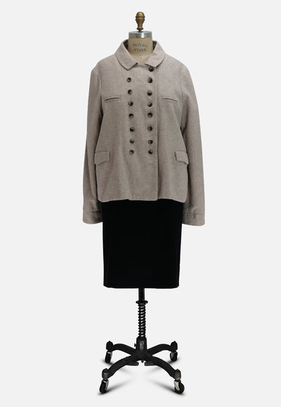 Vintage Clothing - Trelises Role Reversal Coat 'VIP' - Painted Bird Vintage Boutique & The Aviary - Coat