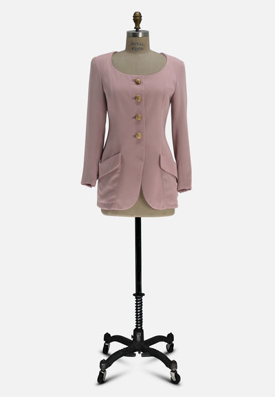 Vintage Clothing - Pink Steel Perfection 'VIP' - Painted Bird Vintage Boutique & The Aviary - Coats & Jackets