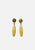 Vintage Clothing - Lemon Drop Earrings 'VIP' - Painted Bird Vintage Boutique & The Aviary - Earrings