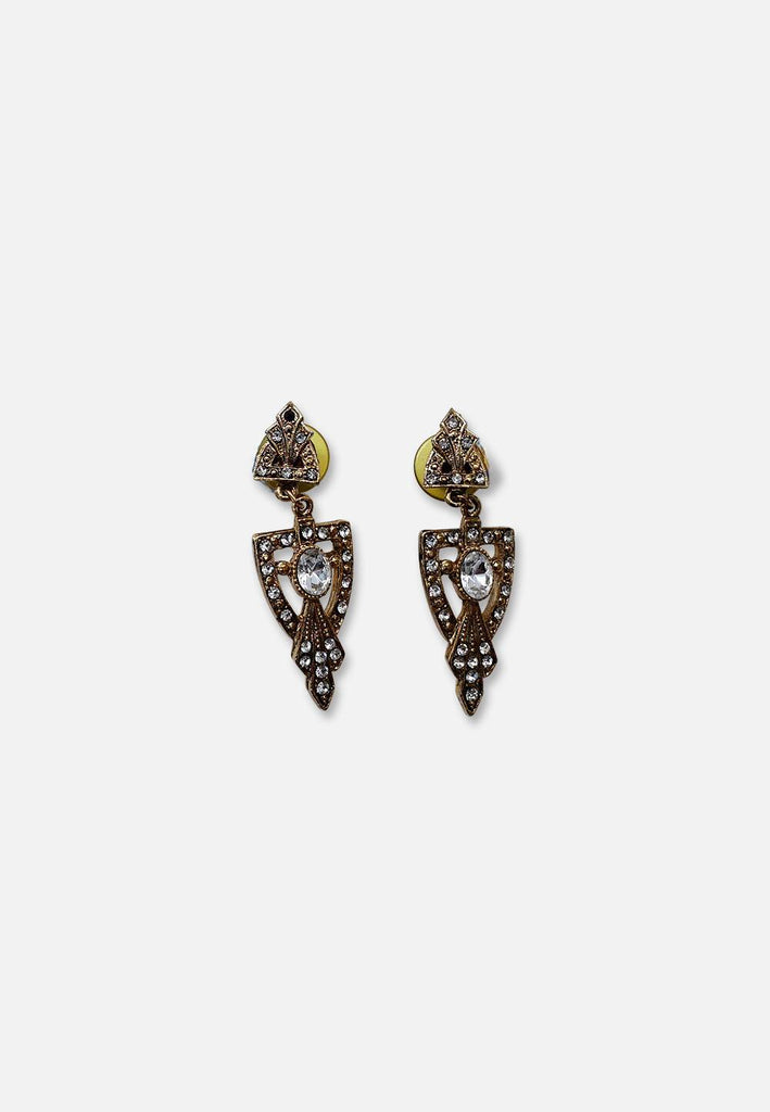 Vintage Clothing - Double Dip Earrings - Painted Bird Vintage Boutique & The Aviary - Earrings
