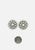 Vintage Pearlised Floral Clip-On Earrings 'VIP'
