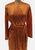 Vintage Clothing - Orange Energy Robe Dress 'VIP' NOT DONE - Painted Bird Vintage Boutique & The Aviary - Dresses