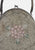 Vintage 50s Silver Pink Floral Beaded Handbag - VIP'