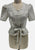 1950s Silver Lurex Brocade Peplum Blouse 'VIP'
