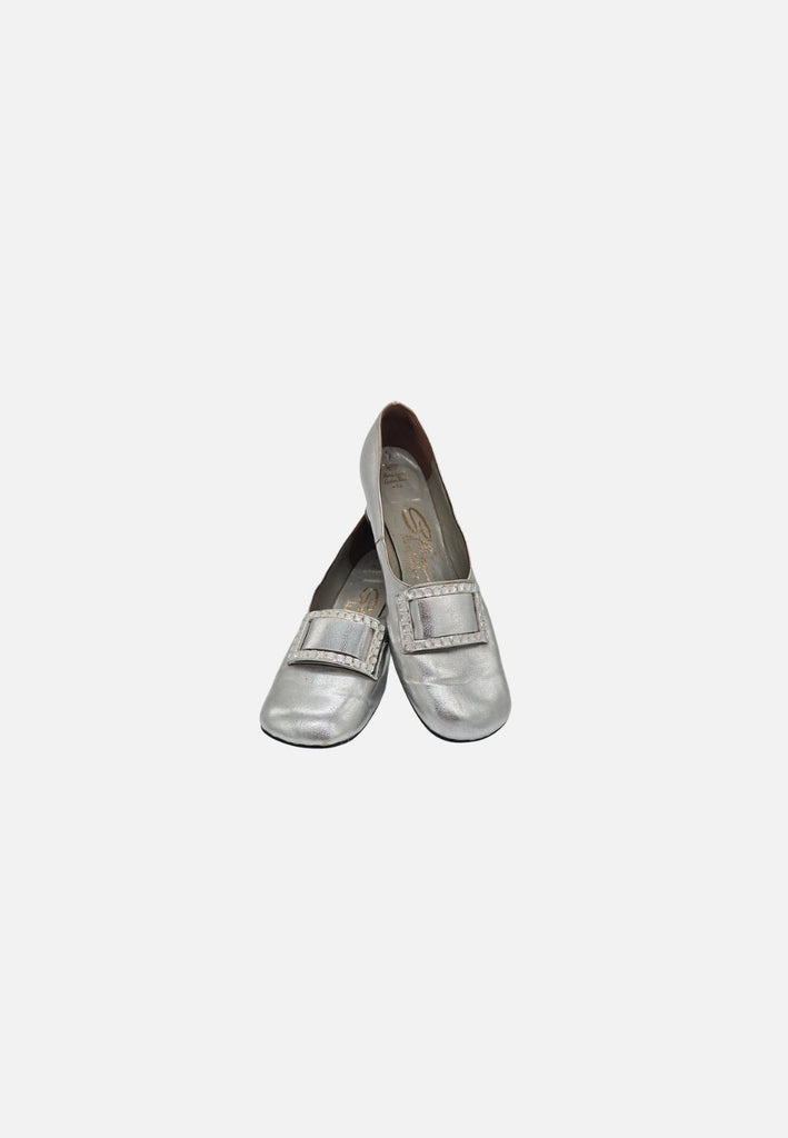 Vintage Silver 60s Slicca Lamplighters Shoes 'VIP'