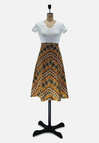 Vintage Clothing - Boho Statement Skirt - Painted Bird Vintage Boutique & The Aviary - Skirts