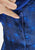Cobalt Blue 1950s-1960s Starry Night Cowl Back Cocktail Dress