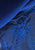 Cobalt Blue 1950s-1960s Starry Night Cowl Back Cocktail Dress