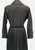 1950s Wool Shawl Collar Coat Dress with Pleated Skirt