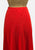 1970s Red Wool Blend A-Line Maxi Skirt