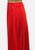 1970s Red Wool Blend A-Line Maxi Skirt