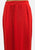 1970s Red Wool Blend A-Line Maxi Skirt