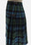 1960s Scott Adie Ltd Tartan Pleated Wrap Kilt Skirt