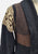 1970s Colourblock Wool Knit Shawl Collar Cardigan