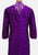 1970s Anille of India Silk Embroidered Kaftan Dress
