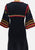 1970s kt. International Fair Isle Style Knit Maxi Dress