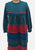 1980s Colourblock Wool Knit Sweater Dress