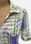 1970s Colin Glascoe Stained Glass Print Shirt Dress