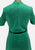 Emerald 1970s Green Ribbed Wool A-Line Dress