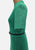 Emerald 1970s Green Ribbed Wool A-Line Dress