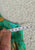 Bernshaw of Mayfair 1960s Green Floral Silk Shift Dress