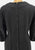 Eastex Charcoal 1960s Wool Beaded Shift Dress