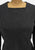 Eastex Charcoal 1960s Wool Beaded Shift Dress