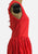 Vintage Style Red & White Polka Dot Cotton Tie Back Dress
