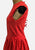 Vintage Style Red & White Polka Dot Cotton Tie Back Dress