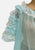 Iris Aqua 1960s Ruffled Lace Peignoir
