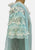 Iris Aqua 1960s Ruffled Lace Peignoir