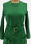 Adam Marr Emerald 1970s Belted Pocket Shift Dress