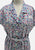 Vintage Cotton Floral Belted Shirt Dress