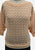 Apricot 1980s Chevron Knit Jumper