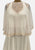 Leon Brook Models Ivory 1970s Cape Dress