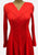 Scarlet 1970s Chevron Seam Jersey Maxi Dress