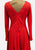 Scarlet 1970s Chevron Seam Jersey Maxi Dress